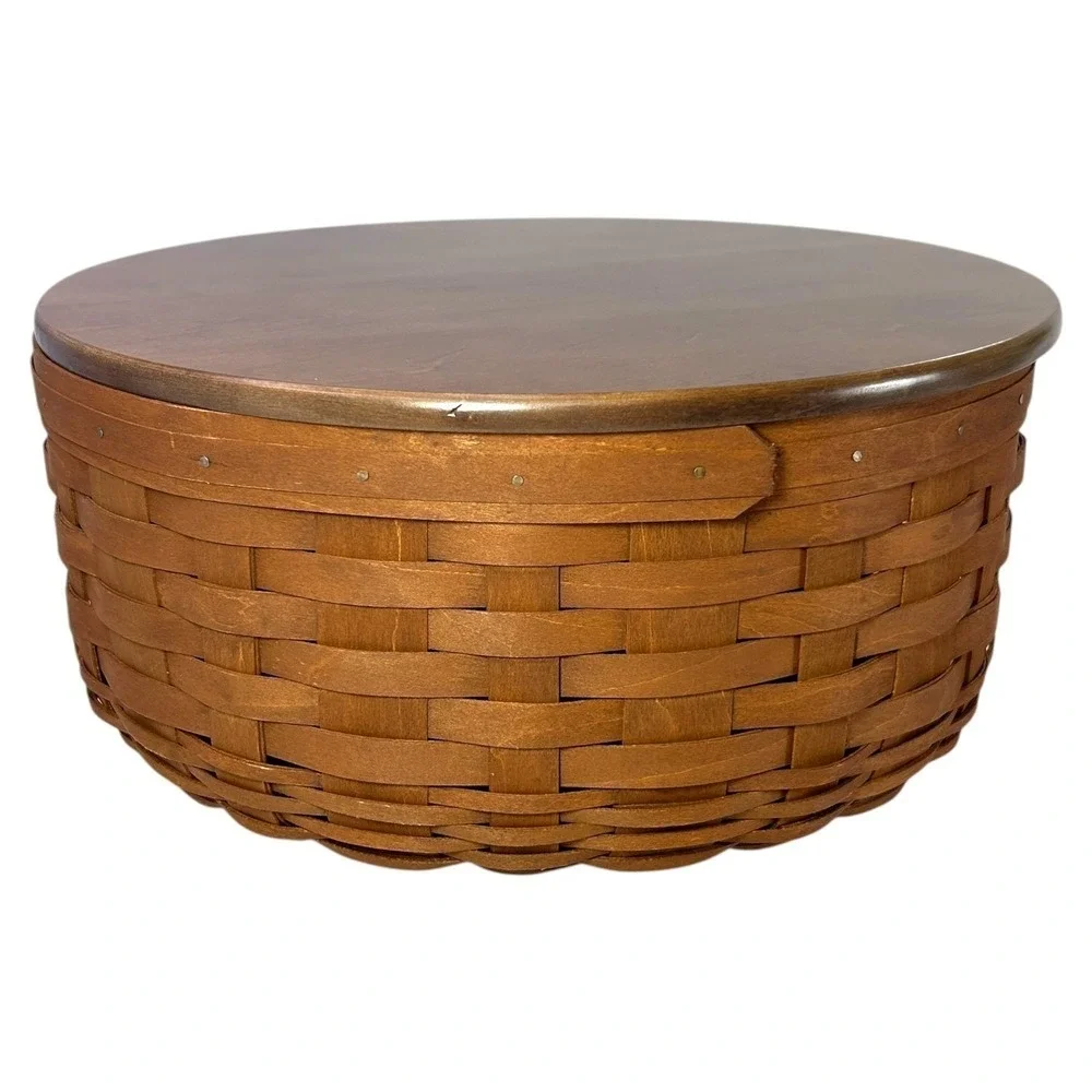 Longaberger‎ ROUND KEEPING Basket 2008 13